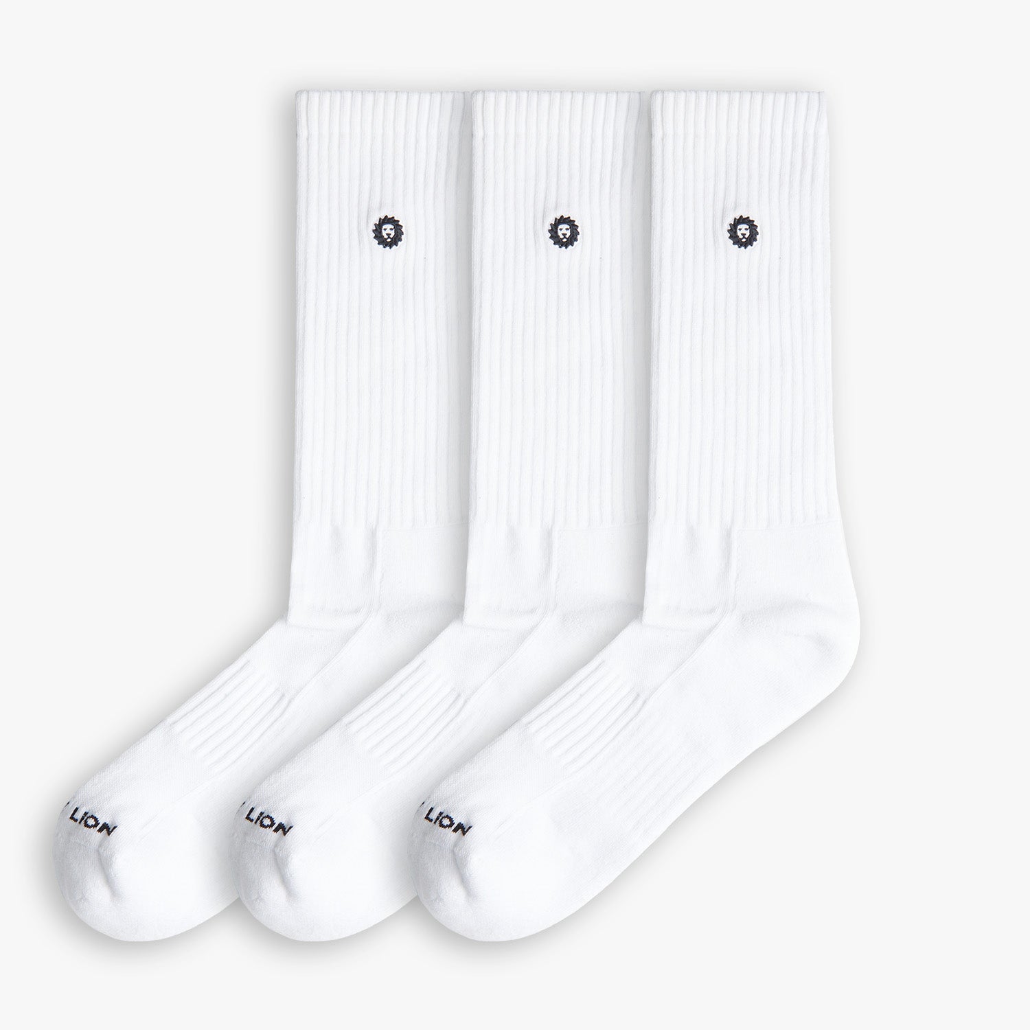 3 x Athletic Essentials Lion - White