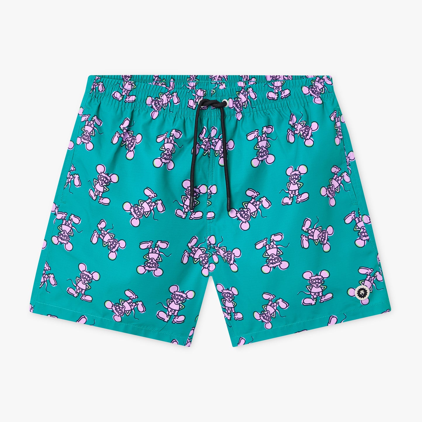 Andy Mouse Swim Shorts - Green