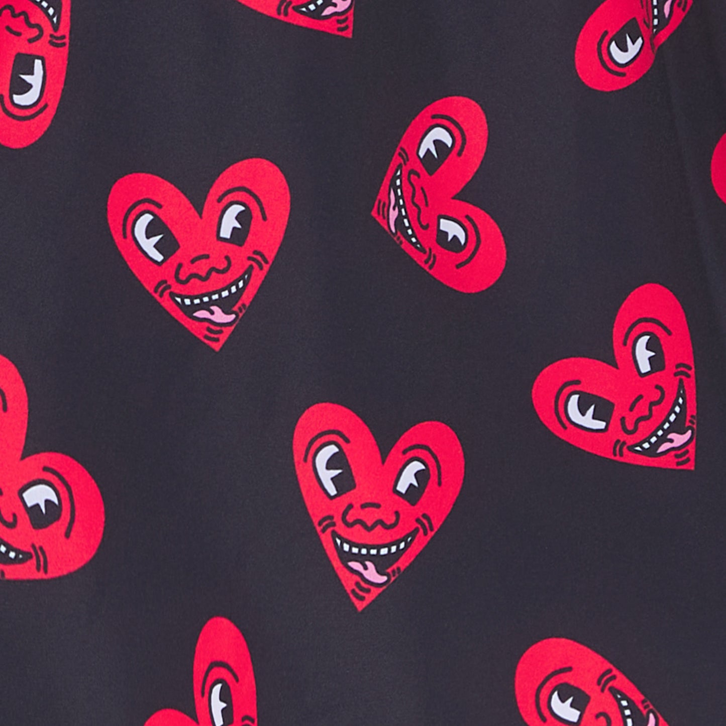 Keith Haring Heart Boxer Shorts - Black