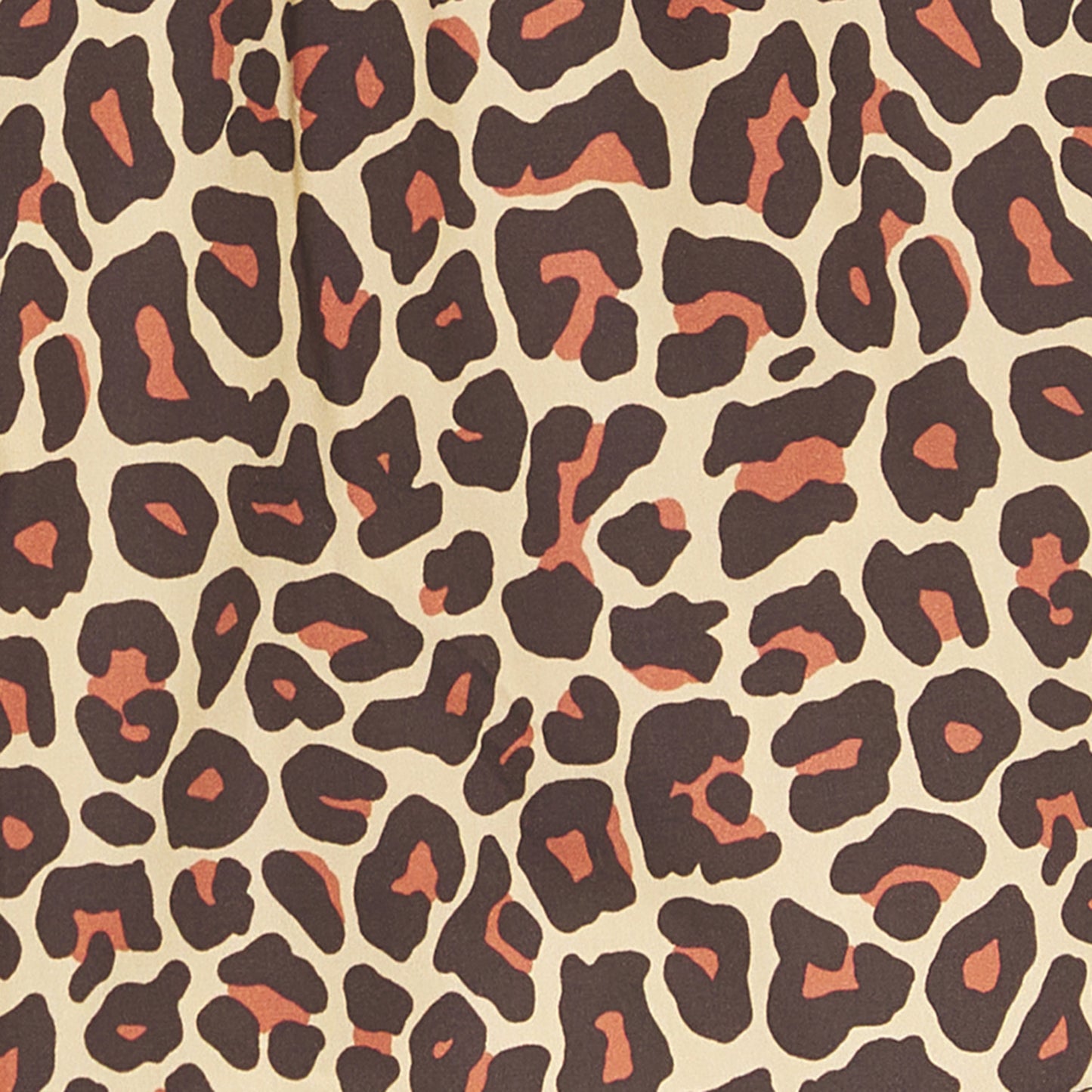 Leopard Print Boxer Shorts - Warm Beige