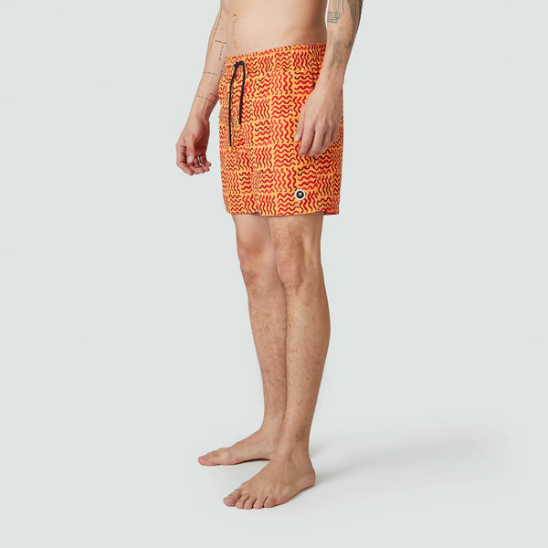 Waves Swim Shorts - Orange
