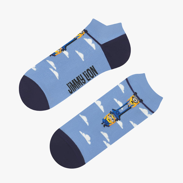 Ankle Minions Sky - Light Blue