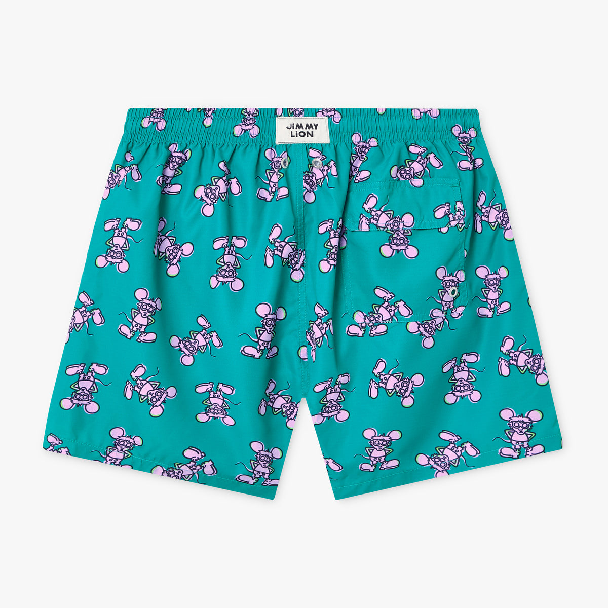 Keith Haring Andy Mouse Swim Shorts - Green