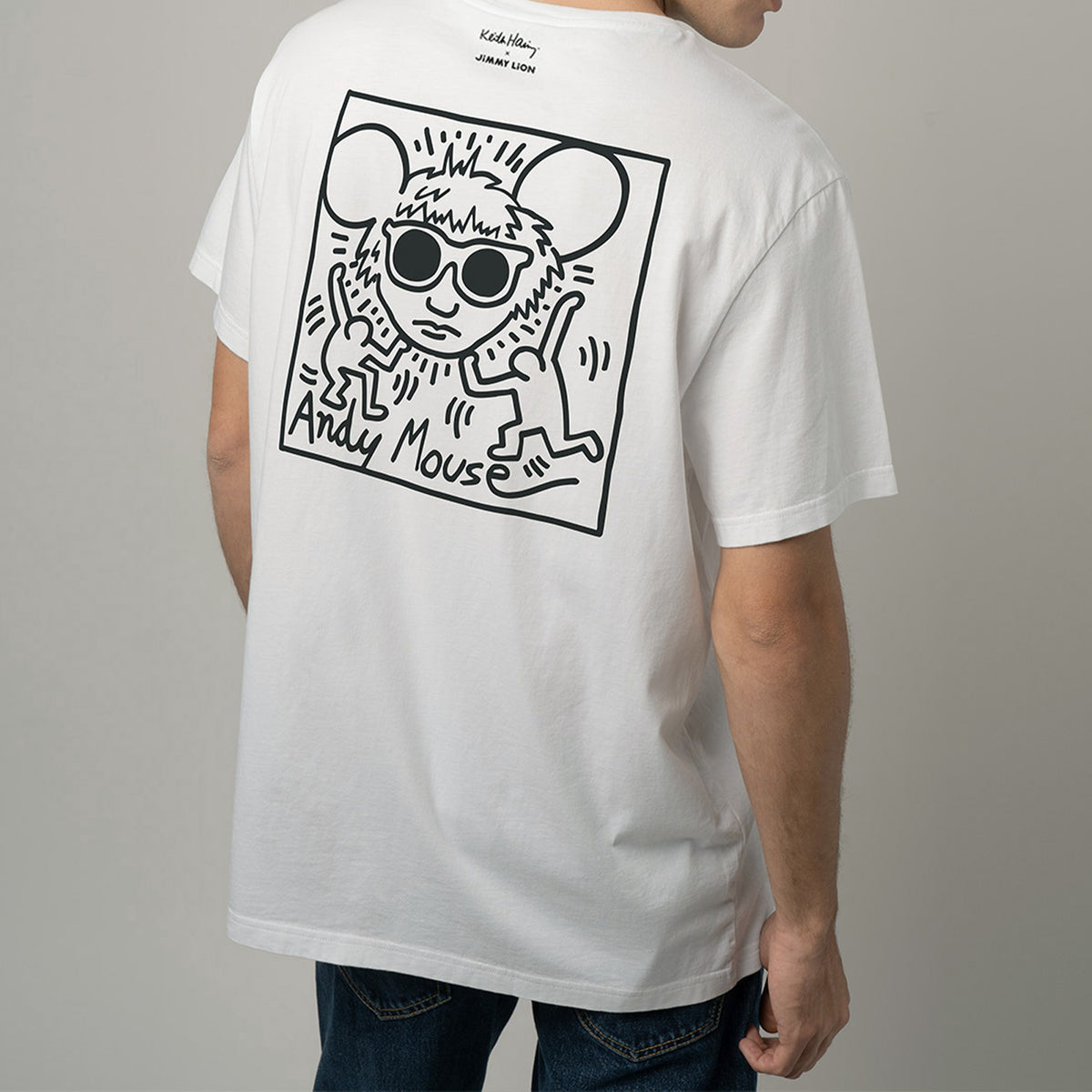 Keith Haring Andy Mouse Tee - White