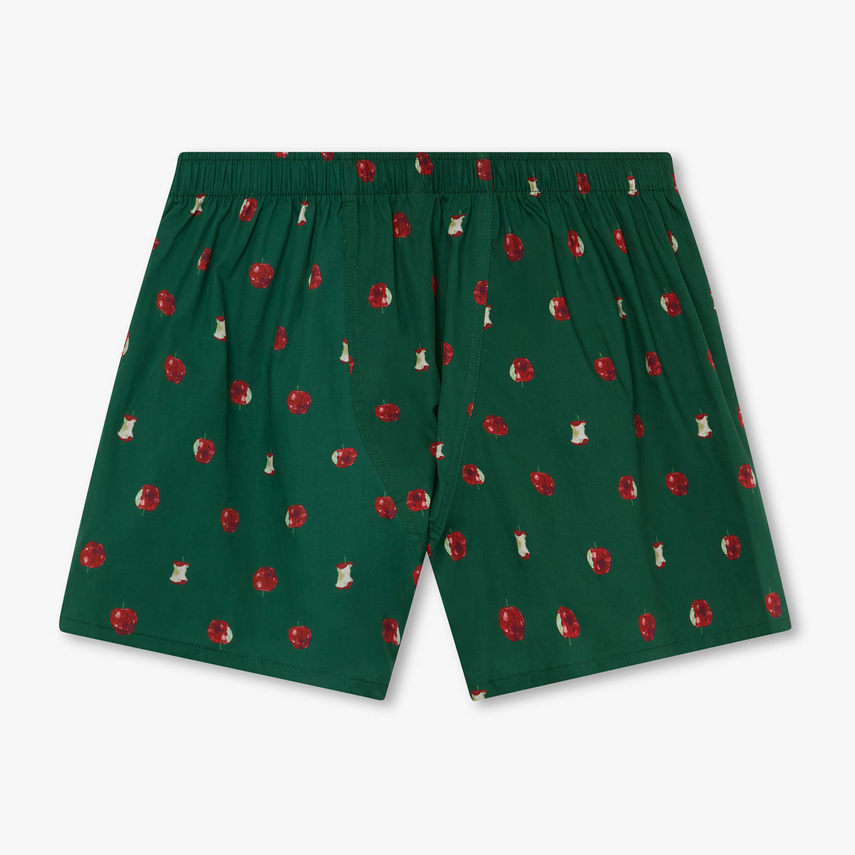 Apples Boxer Shorts - Dark Green