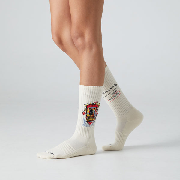 Athletic Basquiat Heads 1982 - Beige