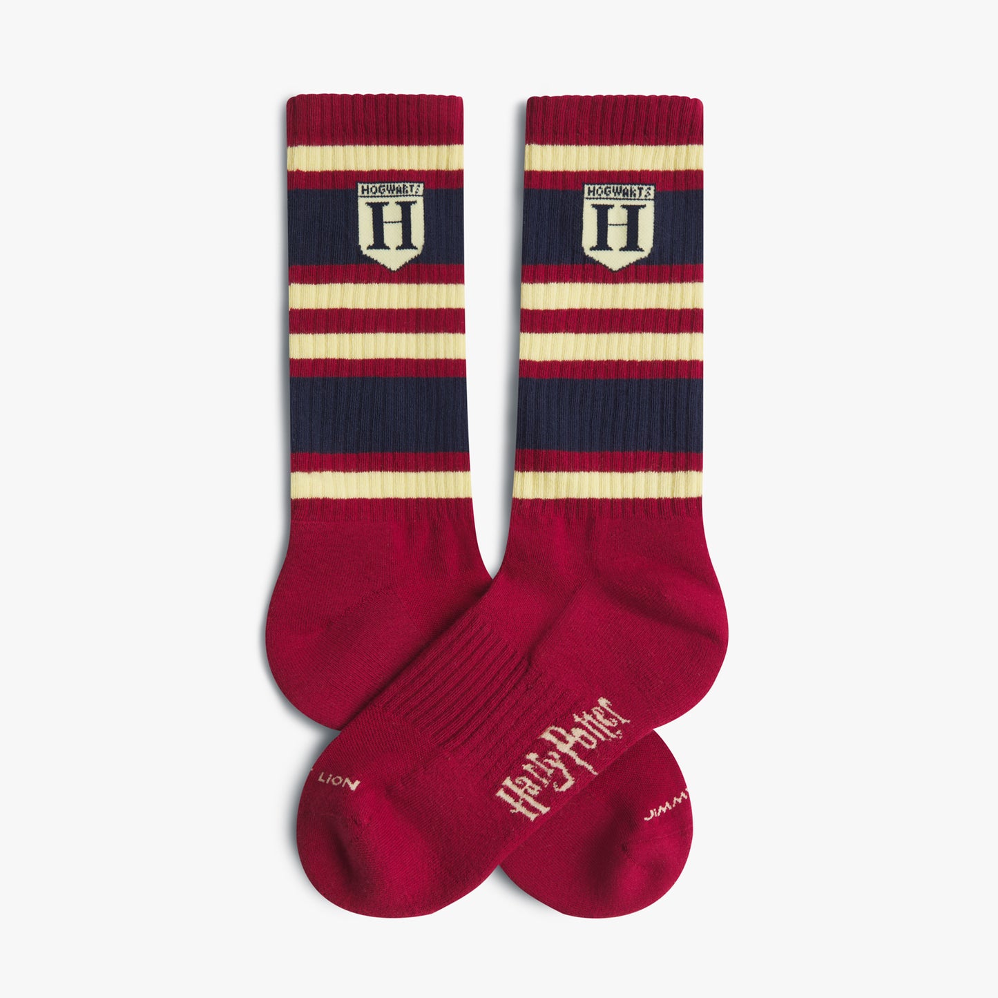 Athletic Harry Potter Hogwarts Socks - Burgundy