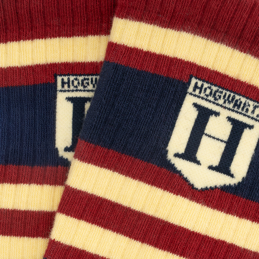 Athletic Harry Potter Hogwarts Socks - Burgundy