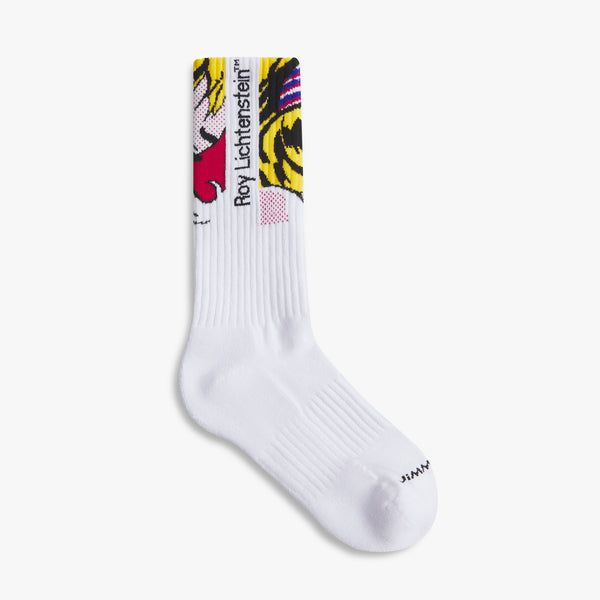 Athletic Roy Lichtenstein Girl With Hair Ribbon - White