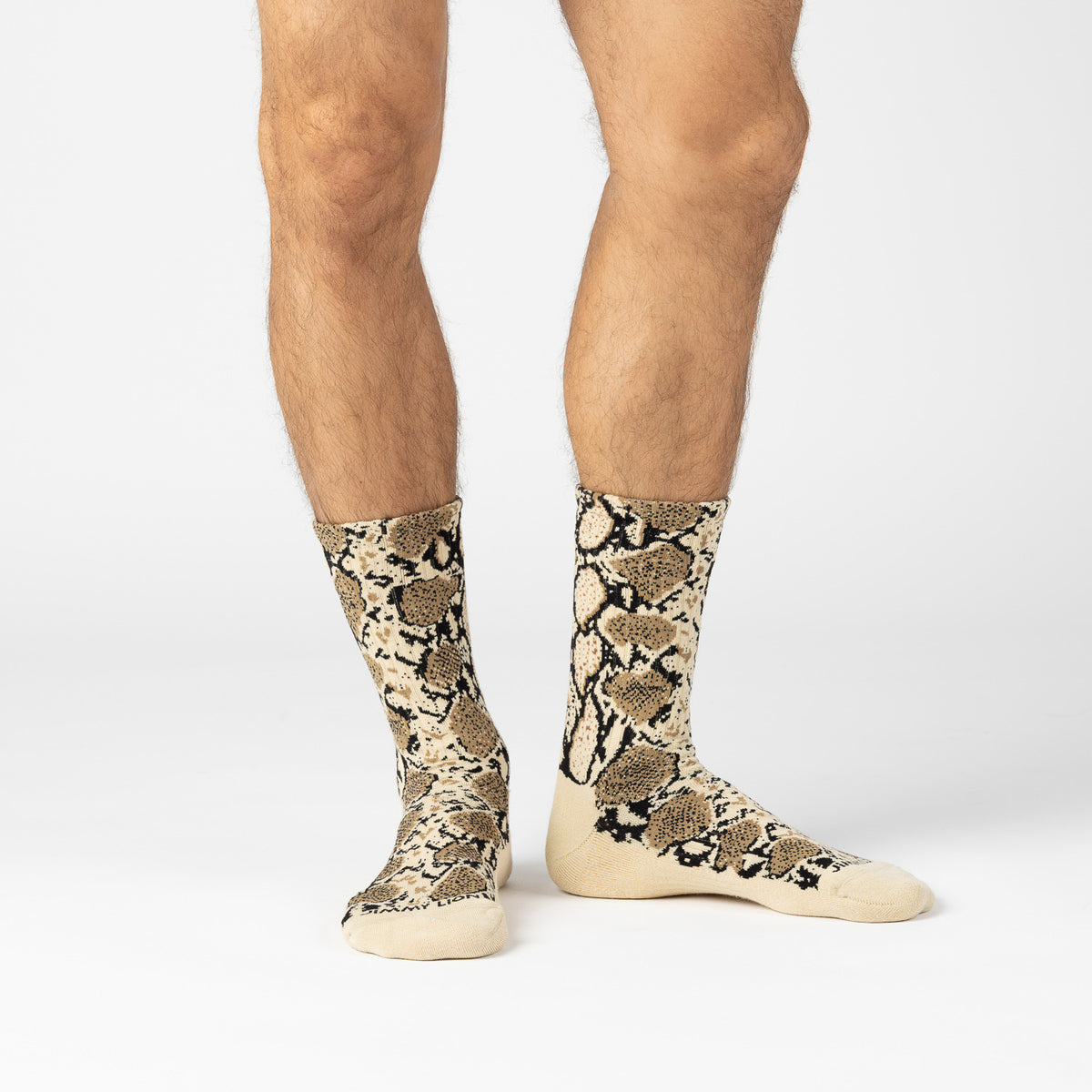 Athletic Snake Print - Beige