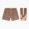 Leopard Print Boxer Shorts & Socks Bundle - Various