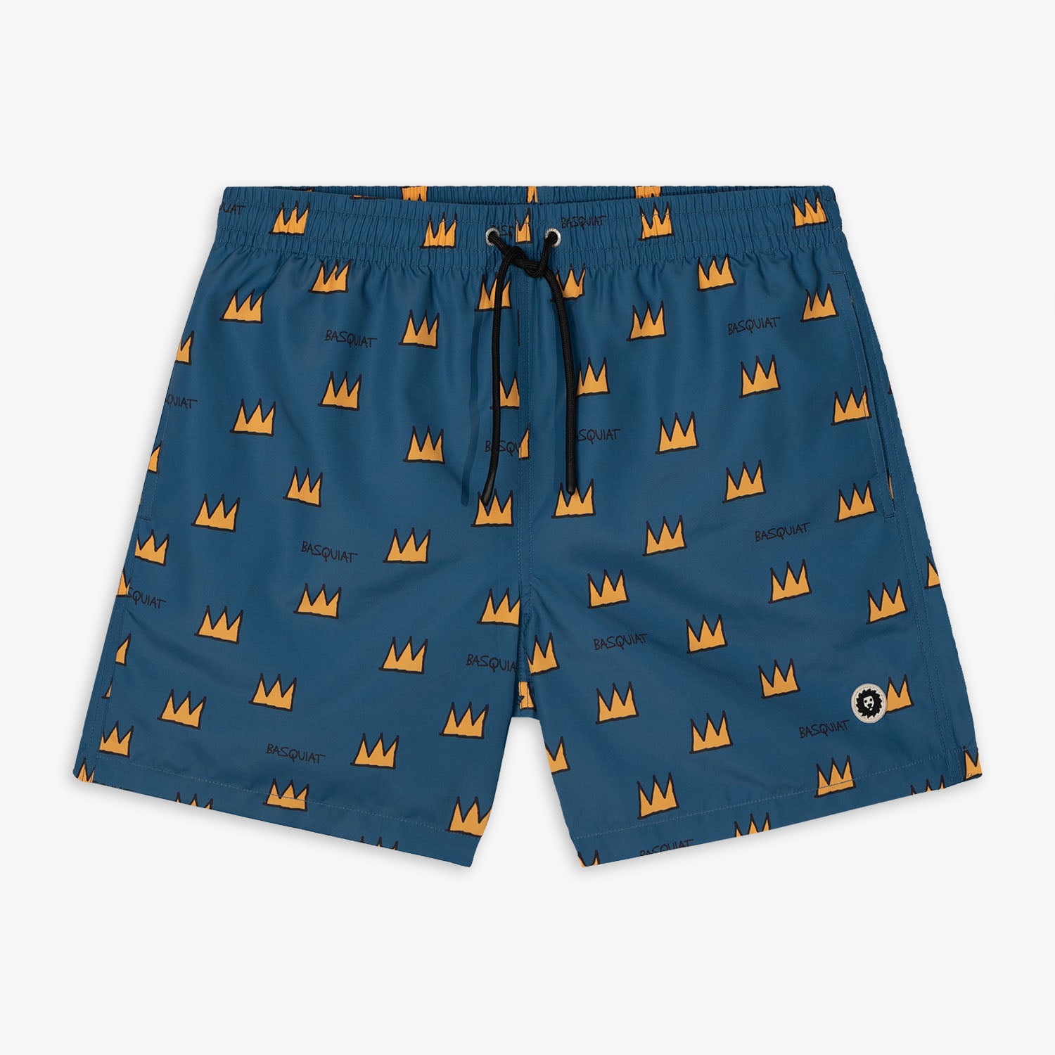 Basquiat Crown Swim Shorts - Dark Blue