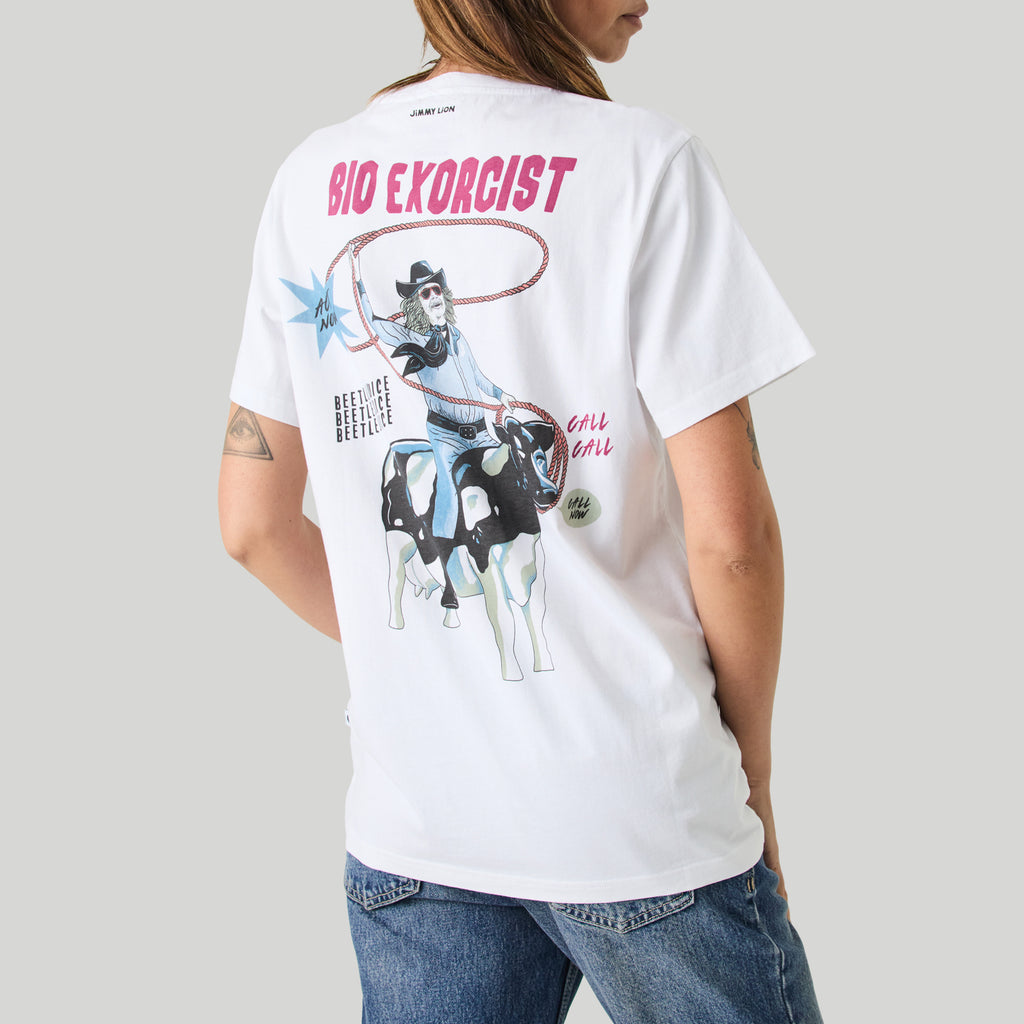 Beetlejuice Bio Exorcist Tee - White