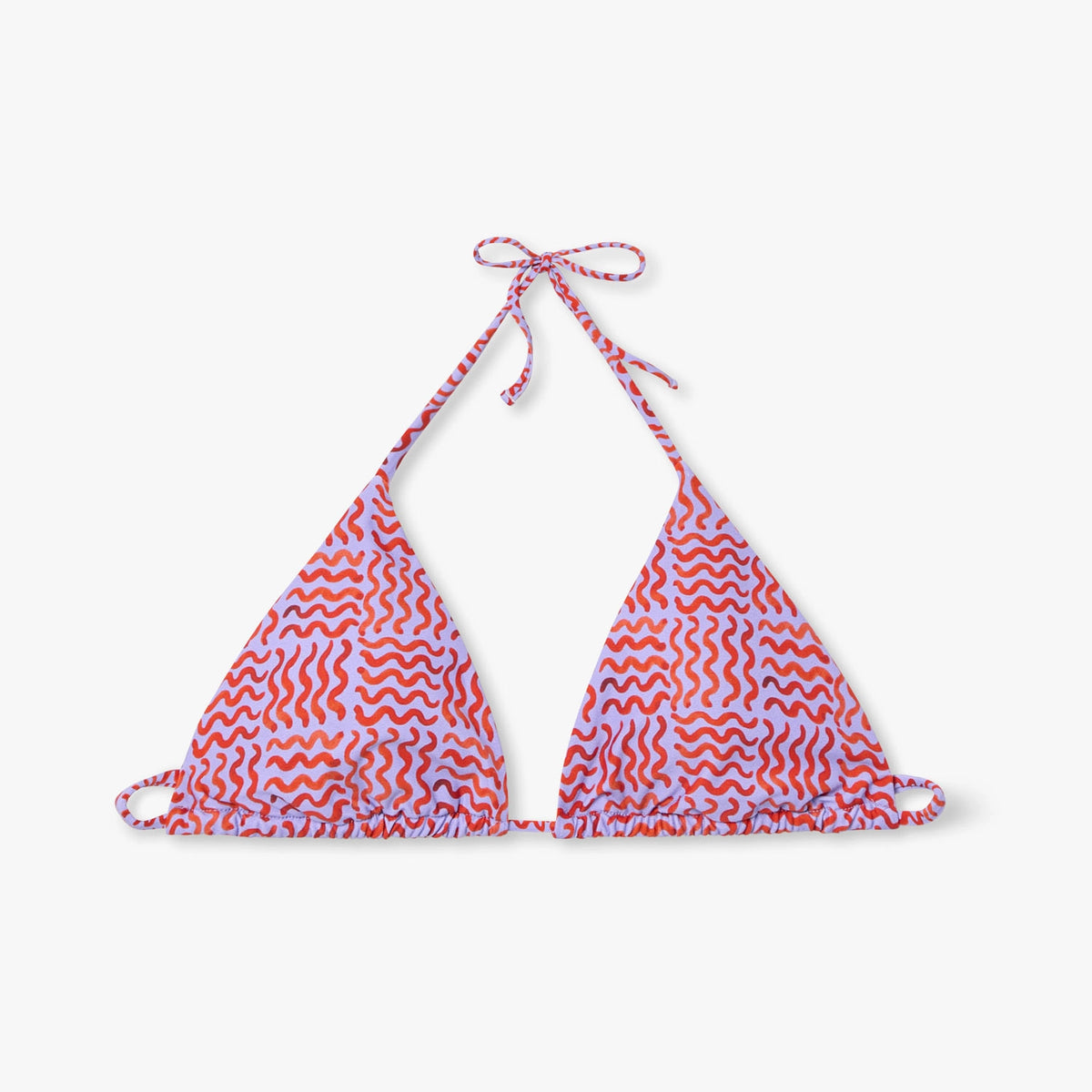 Waves Bikini Top - Violet