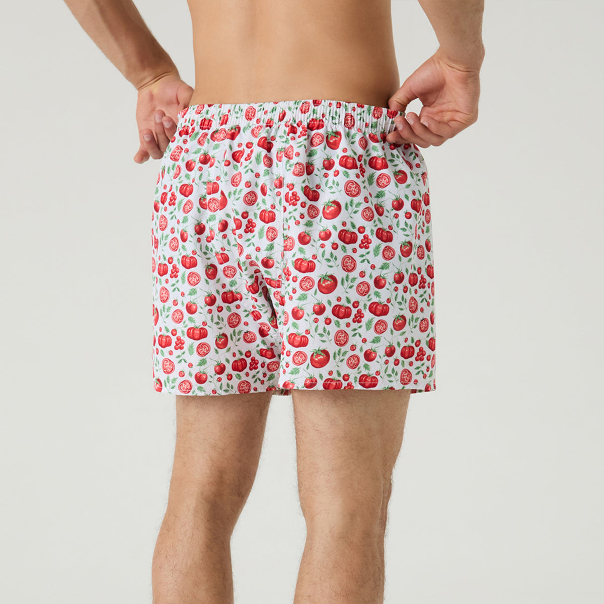 Tomato Fever Boxer Shorts - White