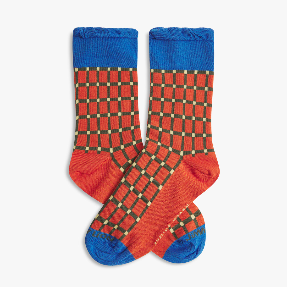Evelina Kroon Orange Pattern - Orange Blue