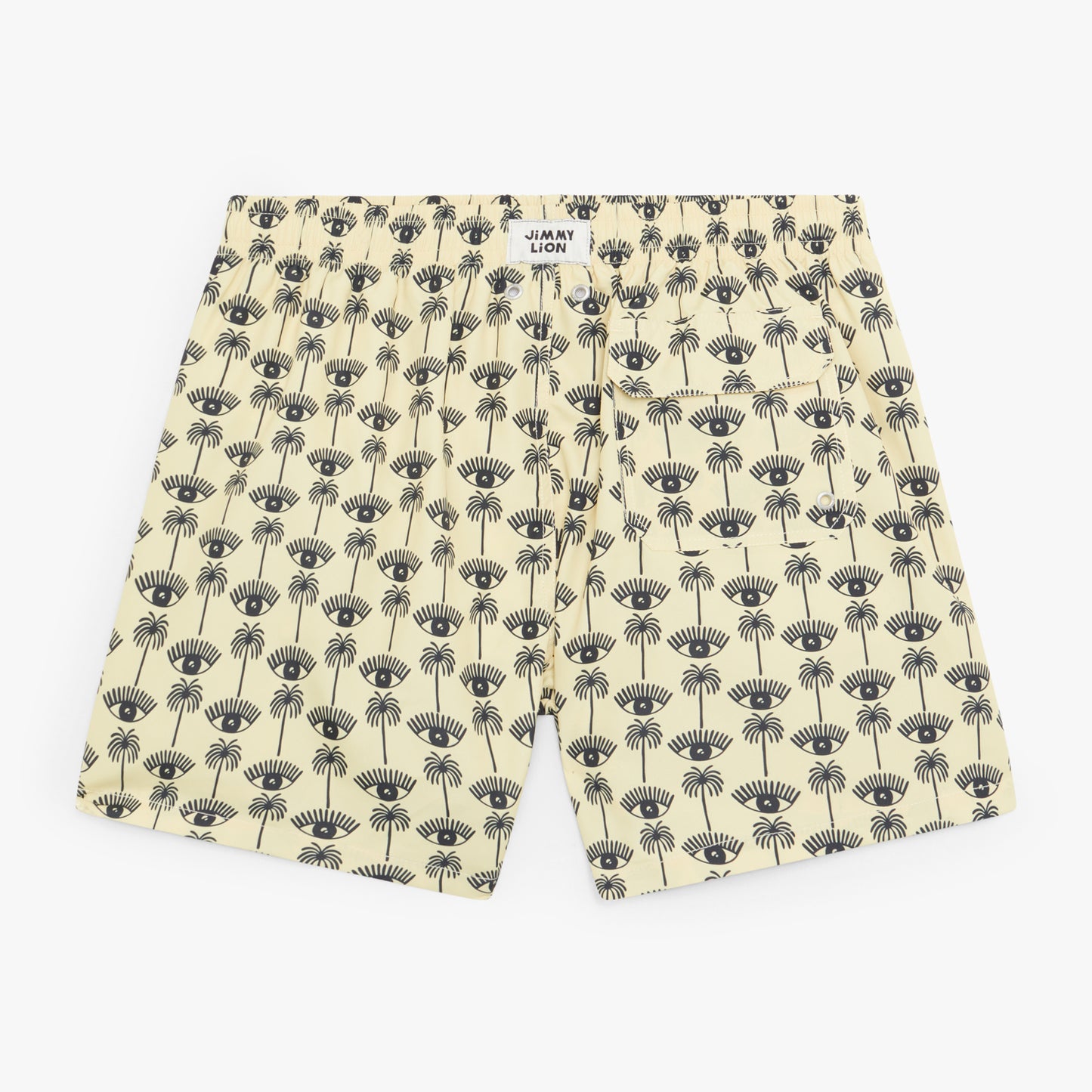 Eyes and Palms Swim Shorts - Yellow (1)