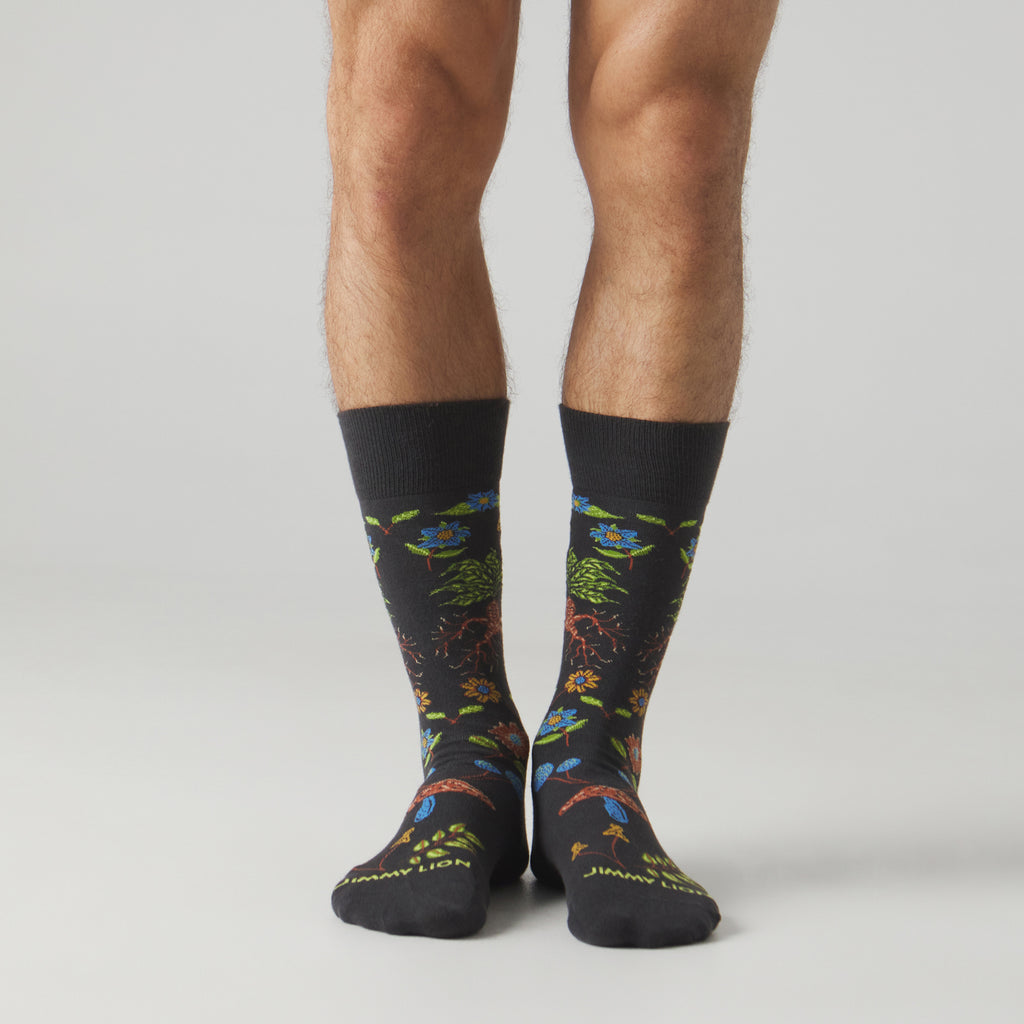 Harry Potter Herbology Socks - Dark Gray