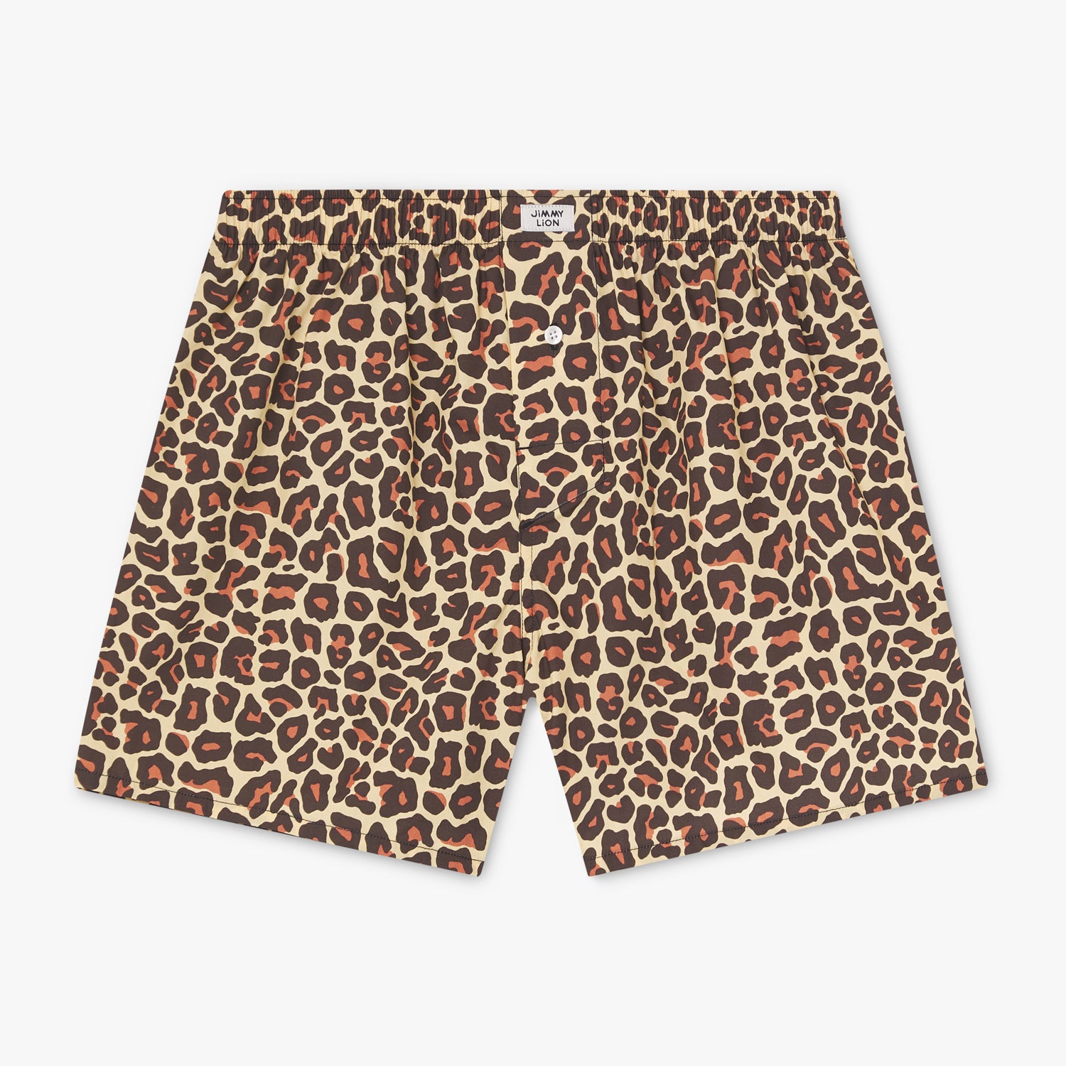 Boxer Shorts Leopard Print - Warm Beige
