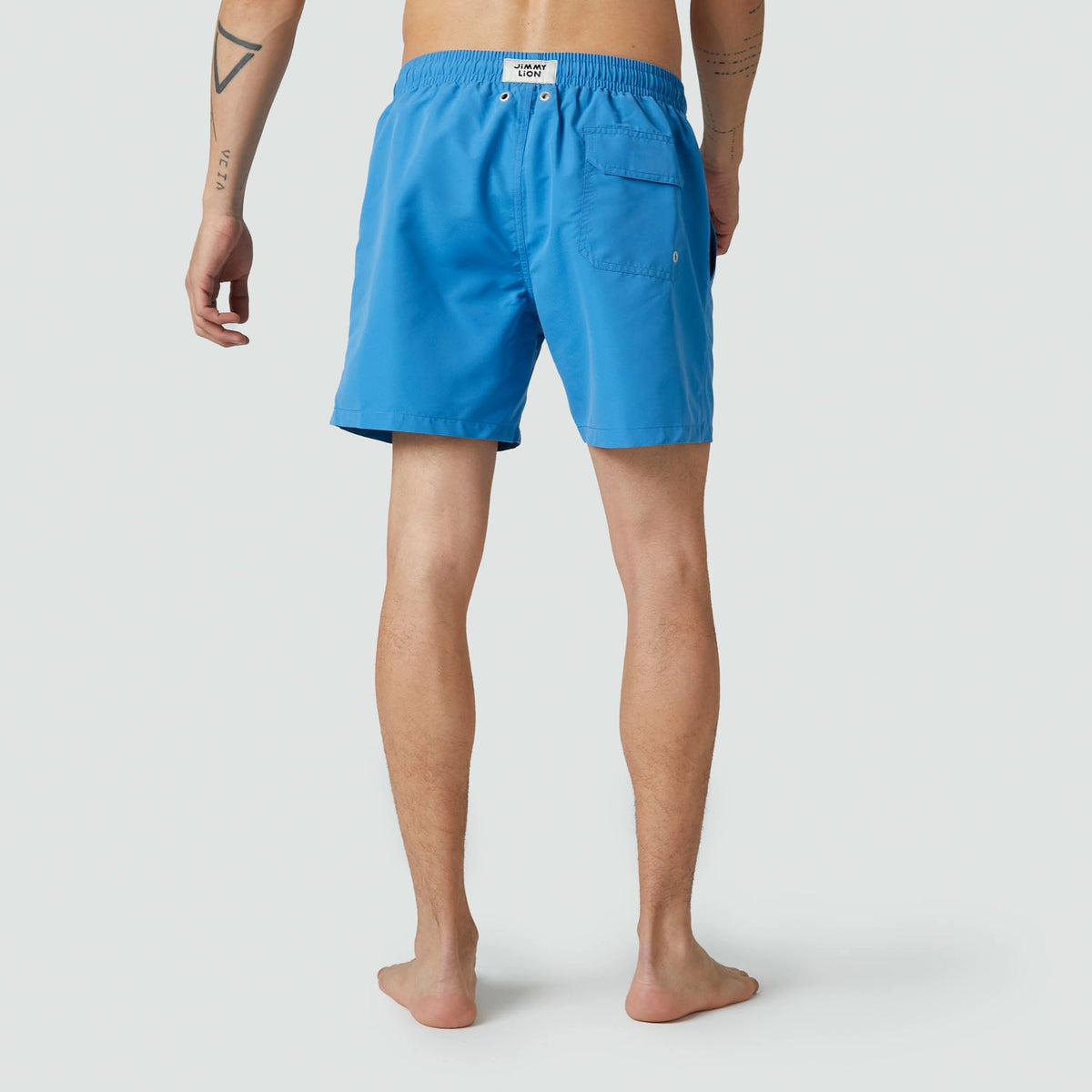 Lion Essentials Swim Shorts - Azure