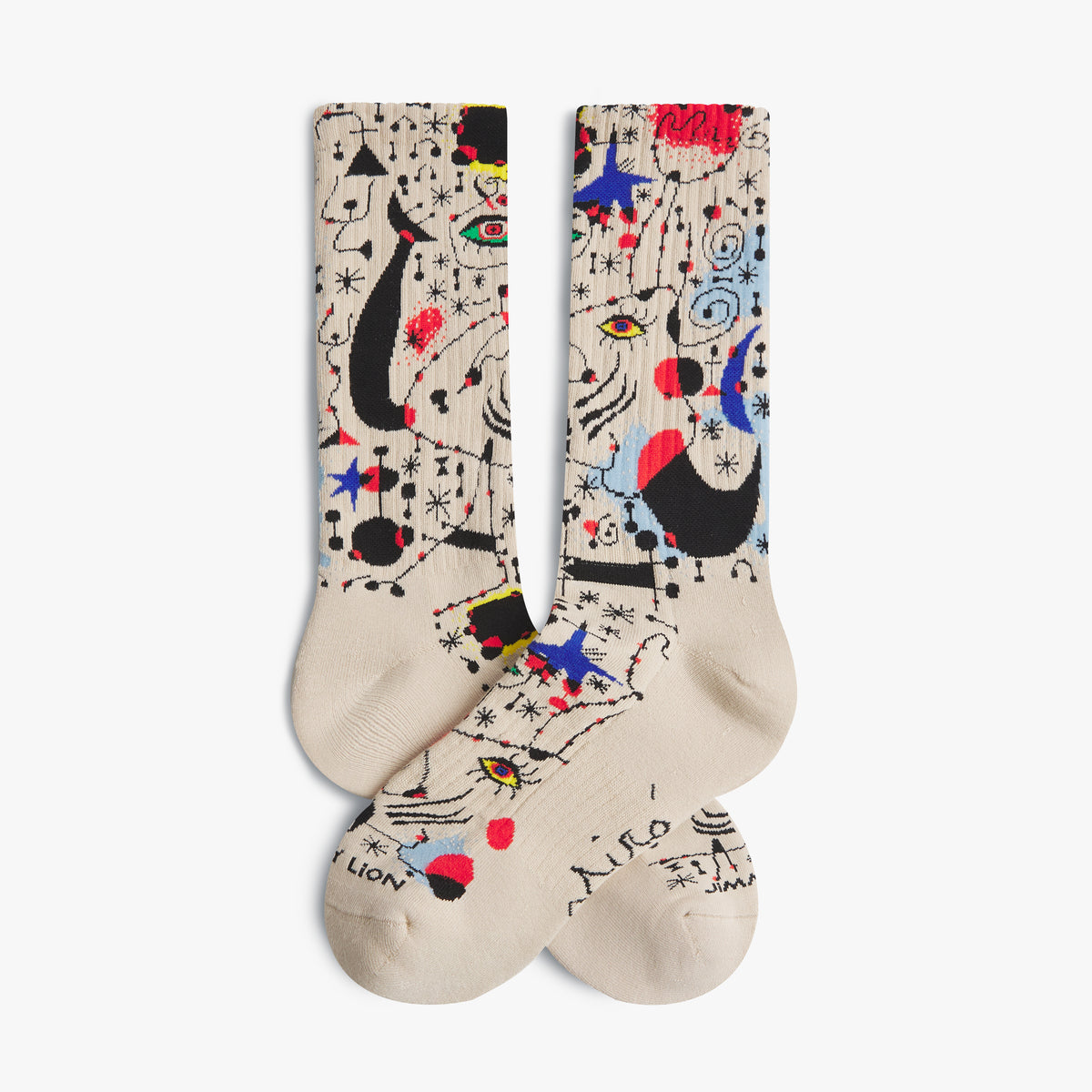 Athletic Miro Ciphers and Constellations - Beige