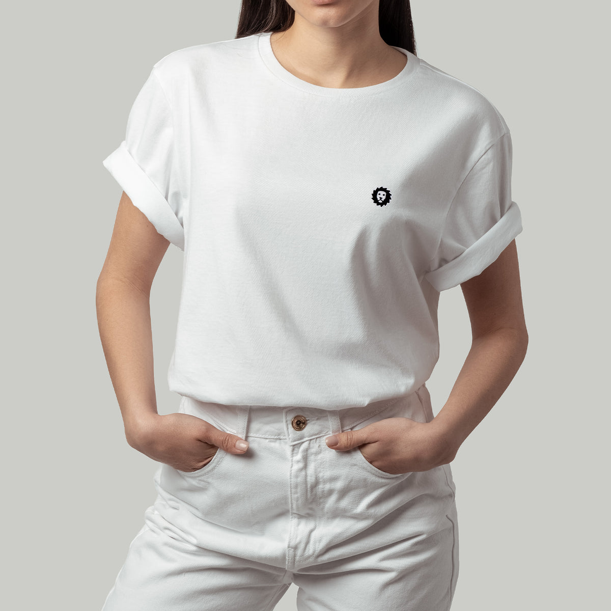 Lion Tee Essentials - White