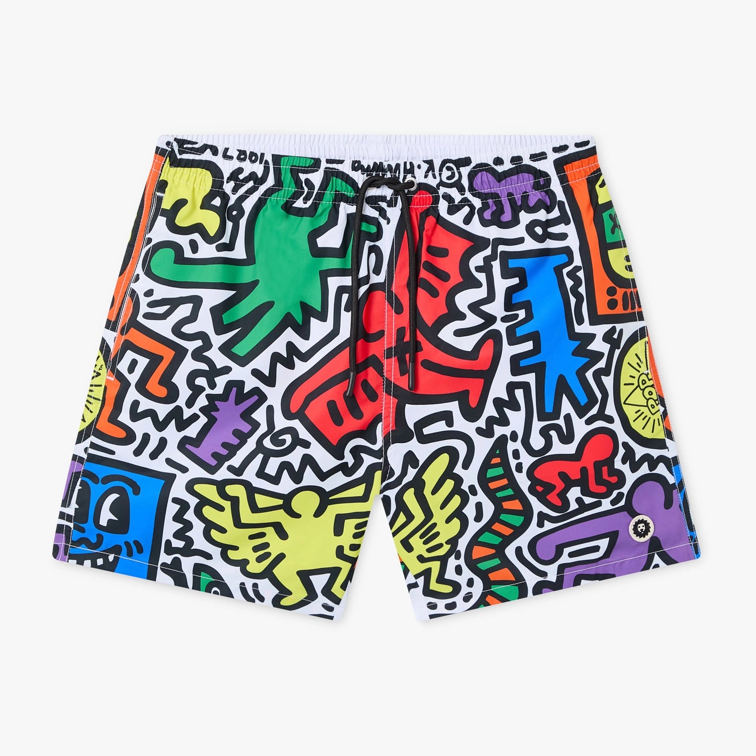 Tokyo Pop Shop Swim Shorts - White