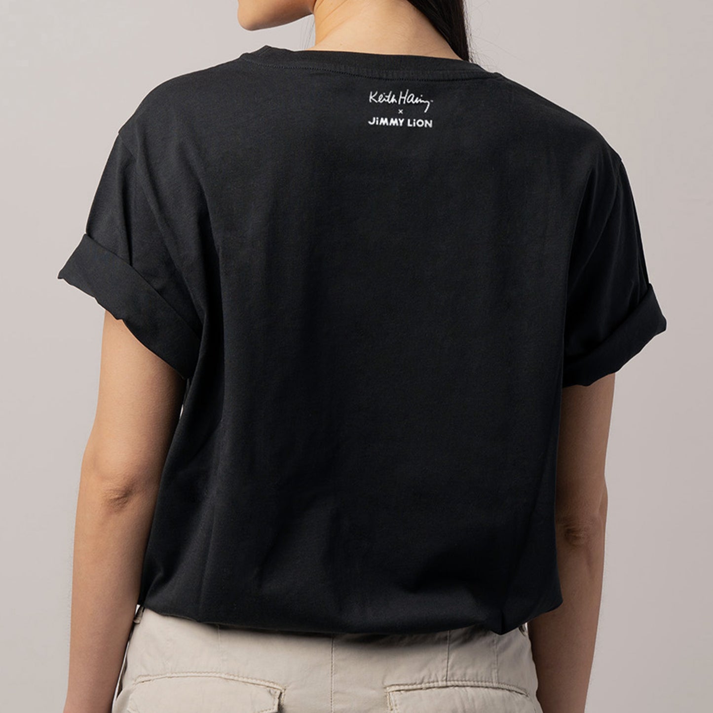 Keith Haring Safe Sex Pocket Tee - Black