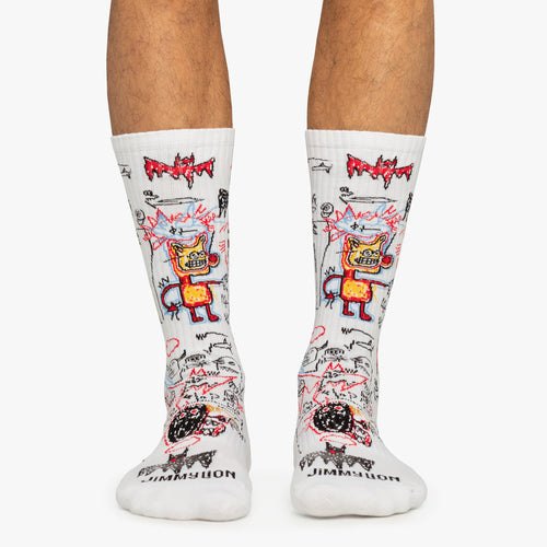 Athletic Basquiat Batman - White (1)