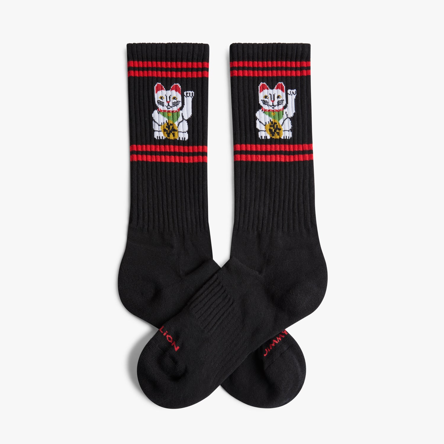 Athletic Lucky Cat - Black