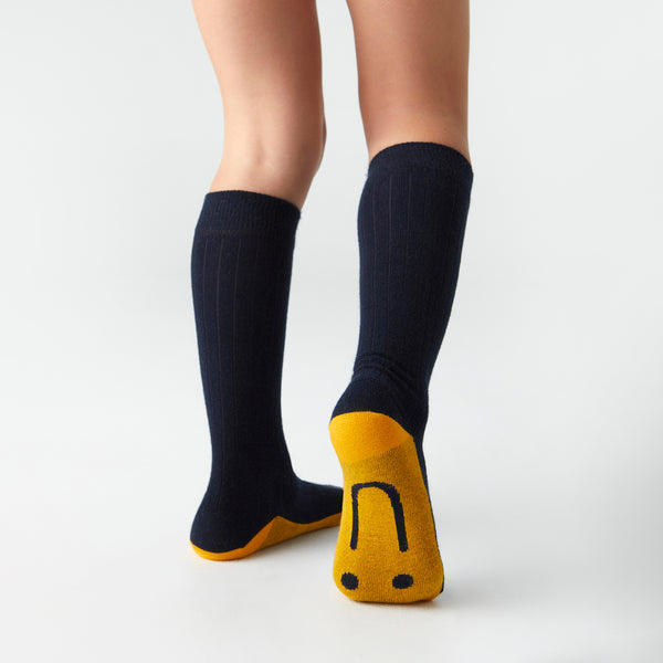 3 x KH Kids School Ribbed - Dark Blue