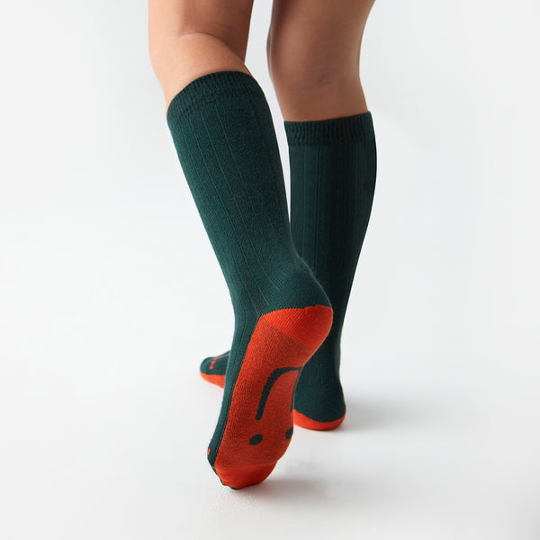 3 x KH Kids School Ribbed - Green