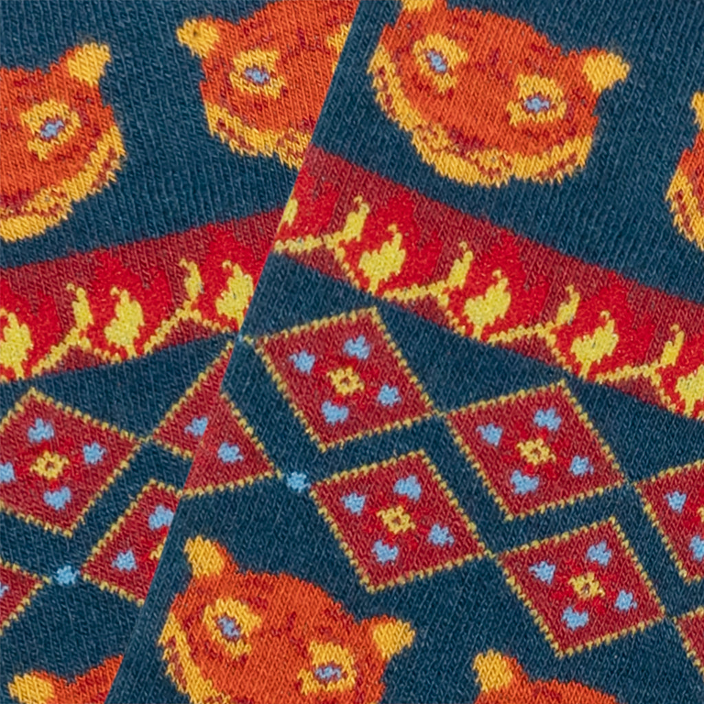 Kids Flaming Tiger - Blue (3)