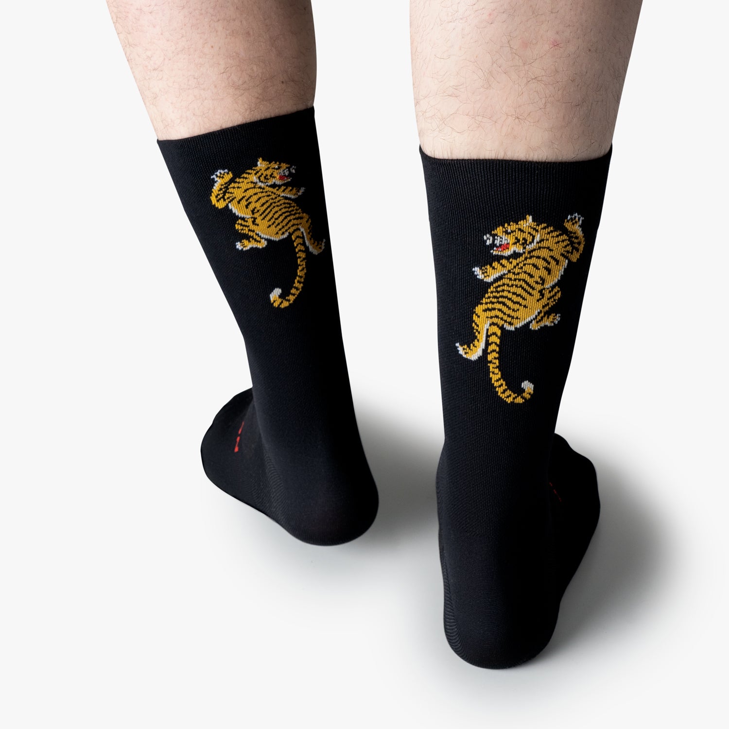Calcetines negros con estampado de leopardo negro, calcetines deportivos de  compresión para hombre y mujer, 11 pulgadas, 1 Negro
