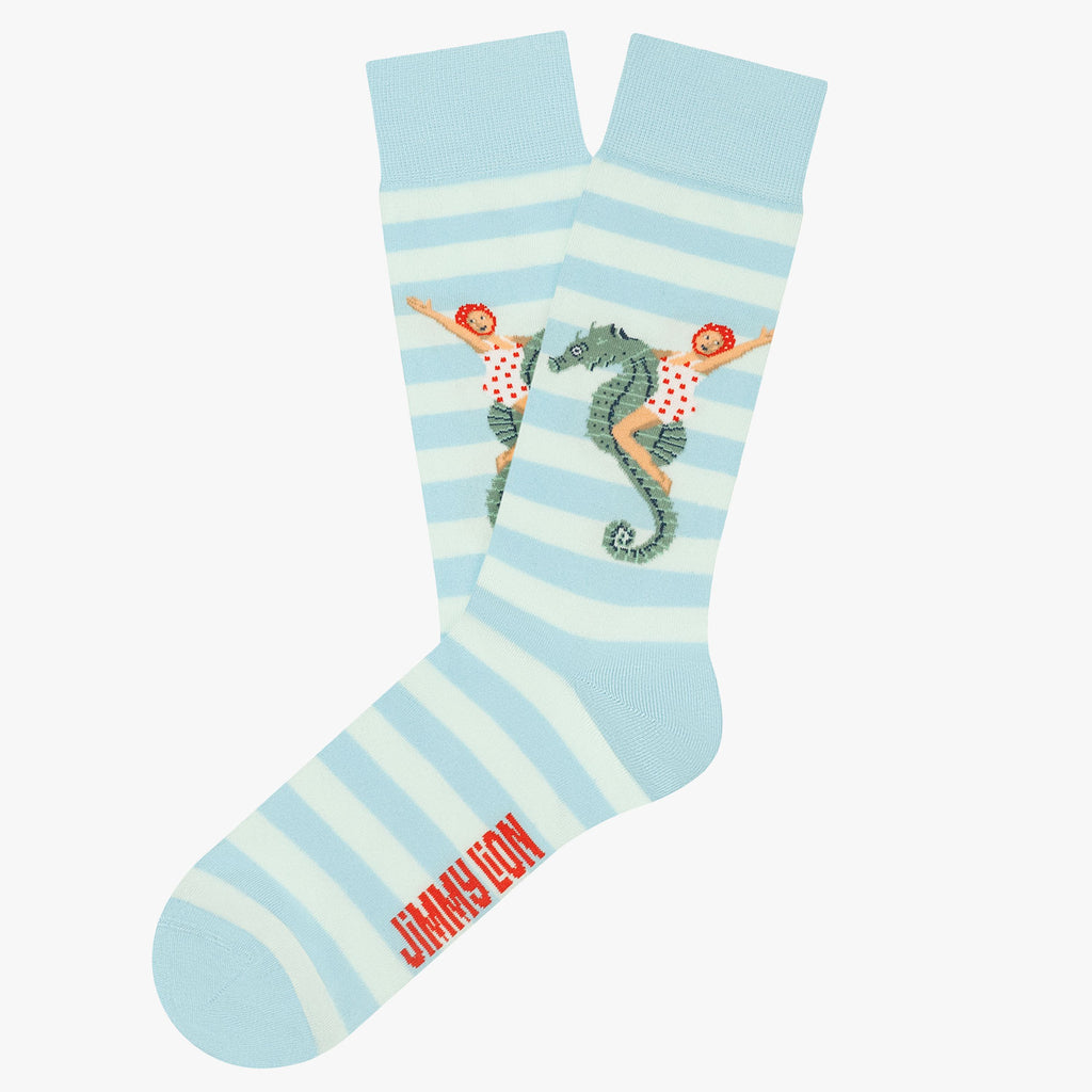 Seahorse Rider - Light Blue